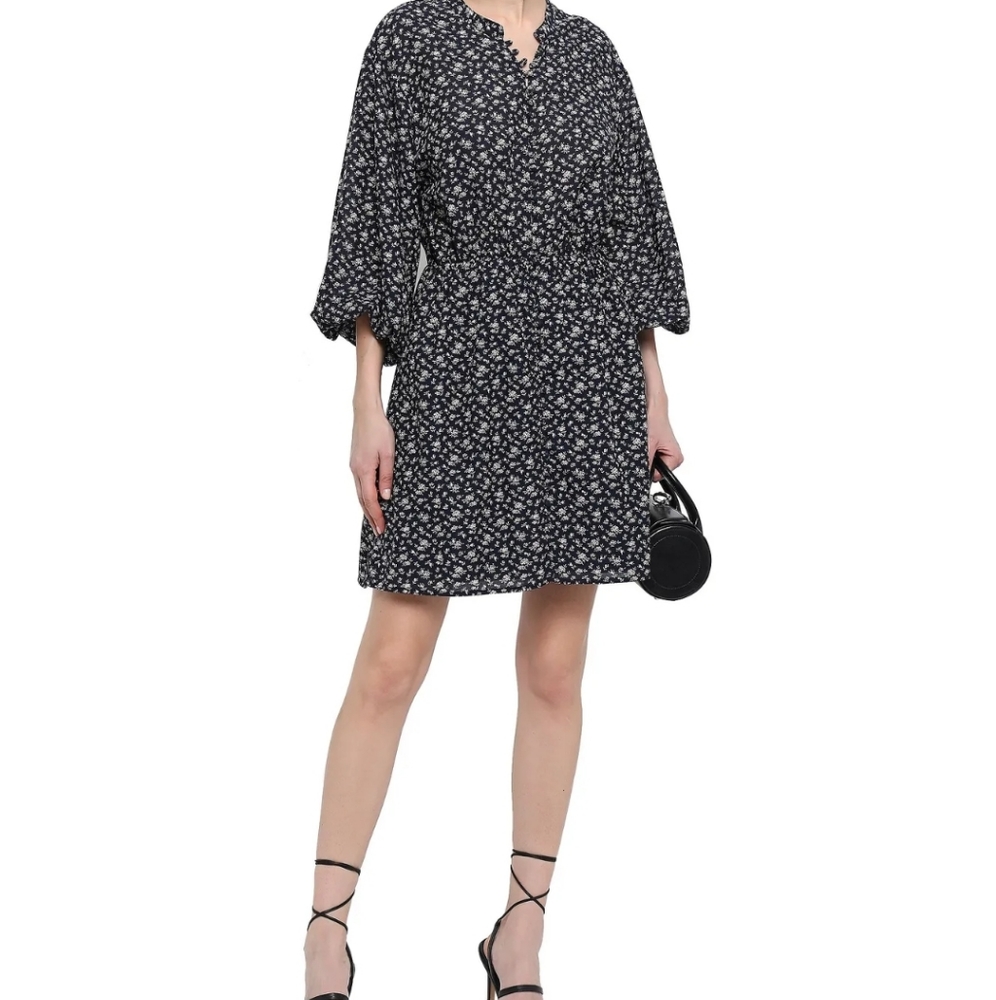 Joie Galani Long Balloon Sleeve Dress